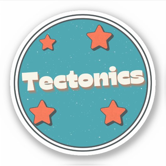 Tectonica Sticker (Voorkant)