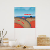 Tectonisch Bord Poster (Keuken)