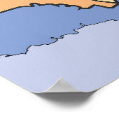 Tectonische borden van het aarddiagram poster (Hoek)