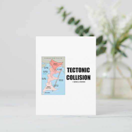 Tectonische botsing (Himalaya) Briefkaart (Staand voorkant)