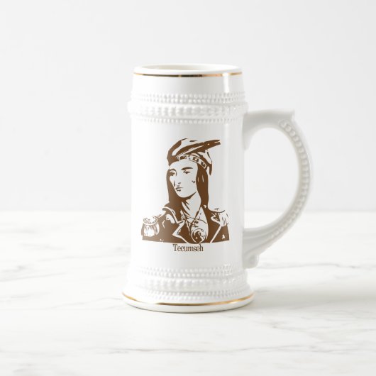 Tecumseh Stein Bierpul (Rechts)