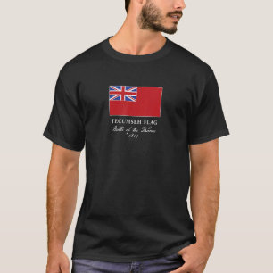 Tecumseh Vlag Tenskwatawa Thames Tippecanoe Lenape T-shirt