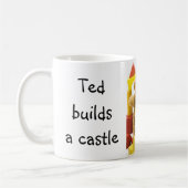 Ted construit un château... tasse à thé anglaise (Gauche)