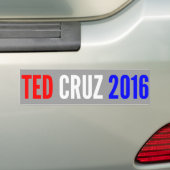 TED CRUZ 2016 Bumpersticker (Op auto)