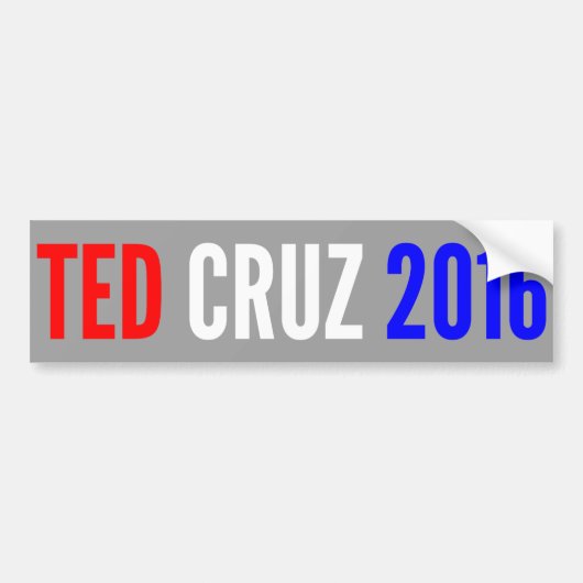 TED CRUZ 2016 Bumpersticker (Voorkant)