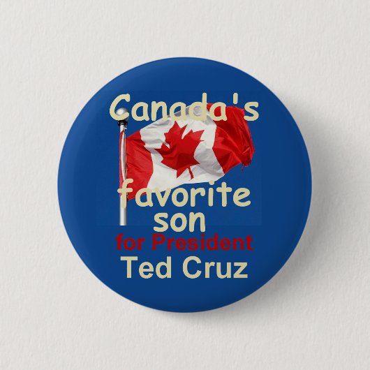 Ted CRUZ 2016 Button (Voorkant)
