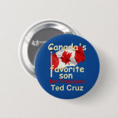 Ted CRUZ 2016 Button (Voorkant /achterkant)