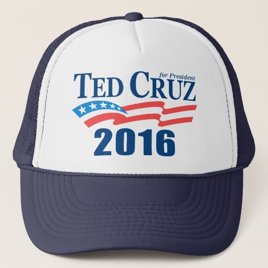 Ted Cruz 2016 Trucker Pet (Voorkant)
