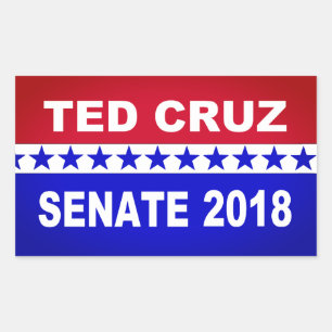 Ted Cruz 2018 Senaat sticker