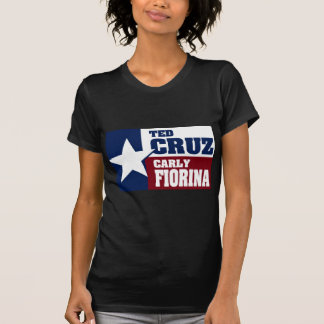 Ted Cruz en Carly Fiorina 2016 T-shirt