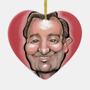 Ted Cruz Keramisch Ornament