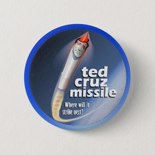 Ted Cruz Missile Ronde Button 5,7 Cm (Voorkant)