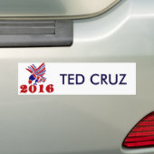 Ted Cruz Political Eagle Art Bumpersticker (Op auto)