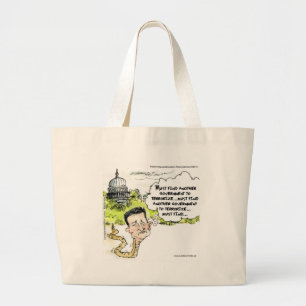 Ted Cruz Sluip Uit Het Congres Weg Grappig Grote Tote Bag