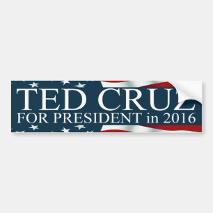 Ted Cruz voor President 2016 Bumpersticker