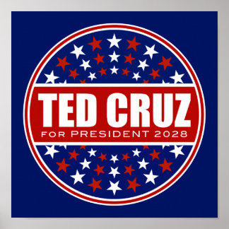 Ted Cruz voor President 2028 Poster
