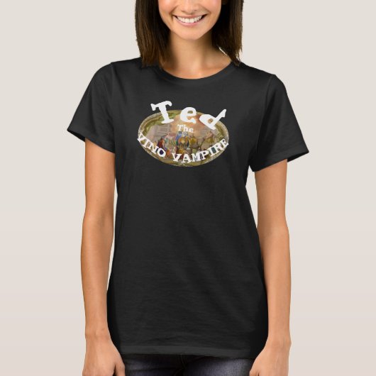 Ted de Vino Vampier Ted's Pagan Tiki Shack Bar T-shirt (Voorkant)