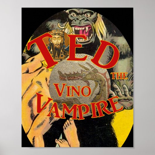 Ted de wijn vampier poster (Voorkant)