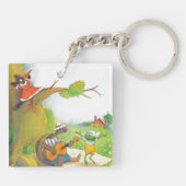 Ted, Ed en Caroll The Picnic 1 Sleutelhanger (Achterkant)