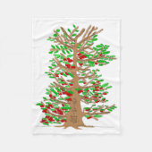 Ted en Inga Knutson Family Tree Fleece Blanket (Voorkant)