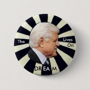 Ted Kennedy Pin Ronde Button 5,7 Cm