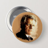 Ted Kennedy Ronde Button 7,6 Cm (Voorkant /achterkant)