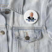 Ted Kennedy Sailor Tegen de wind Ronde Button 5,7 Cm (In situ)