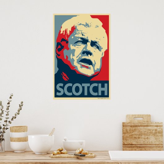Ted Kennedy - Scotch: OHP Poster (Keuken)