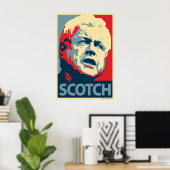 Ted Kennedy - Scotch : Poster OHP (Bureau à domicile)