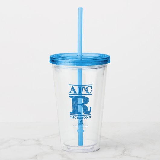 Ted Lasso | AFC R Richmond Text Logo Acryl Drinkbeker (Voorkant)