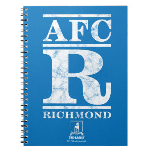 Ted Lasso   AFC R Richmond Text Logo Notitieboek