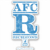 Ted Lasso | AFC R Richmond Text Logo Sticker (Voorkant)