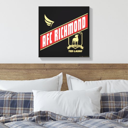 Ted Lasso | AFC Richmond Athletic Banner Canvas Afdruk (Insitu (Slaapkamer))