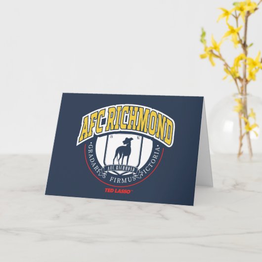 Ted Lasso | AFC Richmond Athletic Circle Badge Kaart (Gele Bloem)