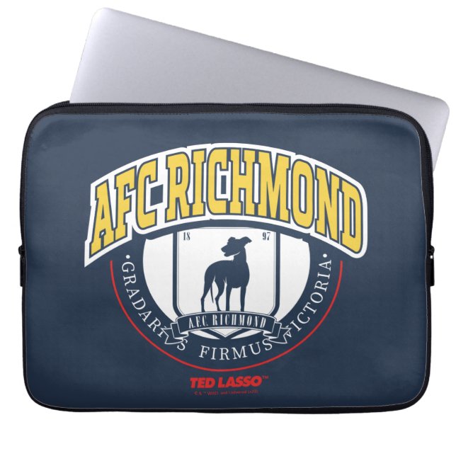 Ted Lasso | AFC Richmond Athletic Circle Badge Laptop Sleeve (Voorkant)