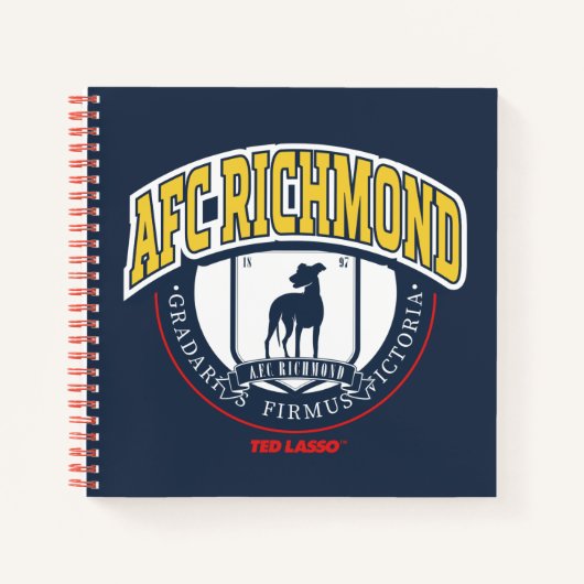 Ted Lasso | AFC Richmond Athletic Circle Badge Notitieboek (Voorkant)