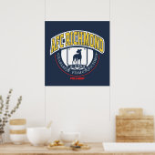 Ted Lasso | AFC Richmond Athletic Circle Badge Poster (Keuken)