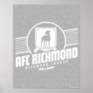 Ted Lasso   AFC Richmond Athletic Stripe Graphic Poster