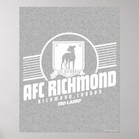 Ted Lasso | AFC Richmond Athletic Stripe Graphic Poster (Voorkant)