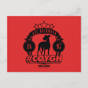 Ted Lasso   AFC Richmond #COYGH Briefkaart