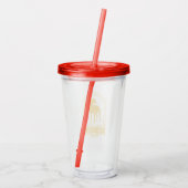 Ted Lasso | AFC Richmond Gold Arched Logo Acryl Drinkbeker (Achterkant)