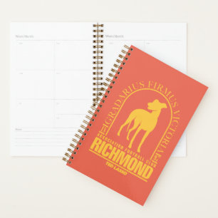 Ted Lasso AFC Richmond Gold Arched Logo Planner