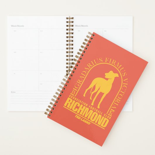 Ted Lasso | AFC Richmond Gold Arched Logo Planner (Display)