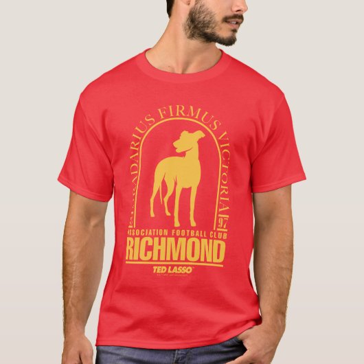 Ted Lasso | AFC Richmond Gold Arched Logo T-shirt (Voorkant)