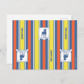 Ted Lasso | AFC Richmond Logo Stripe Pattern Briefkaart (Voorkant / Achterkant)