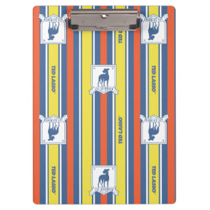 Ted Lasso   AFC Richmond Logo Stripe Pattern Klembord