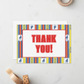 Ted Lasso | AFC Richmond Logo Stripe Pattern Notitiekaartje (Voorkant / Achterkant in situ)