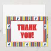 Ted Lasso | AFC Richmond Logo Stripe Pattern Notitiekaartje (Voorkant / Achterkant)