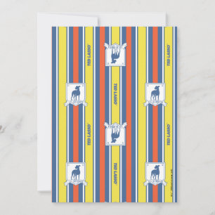 Ted Lasso AFC Richmond Logo Stripe Pattern Notitiekaartje