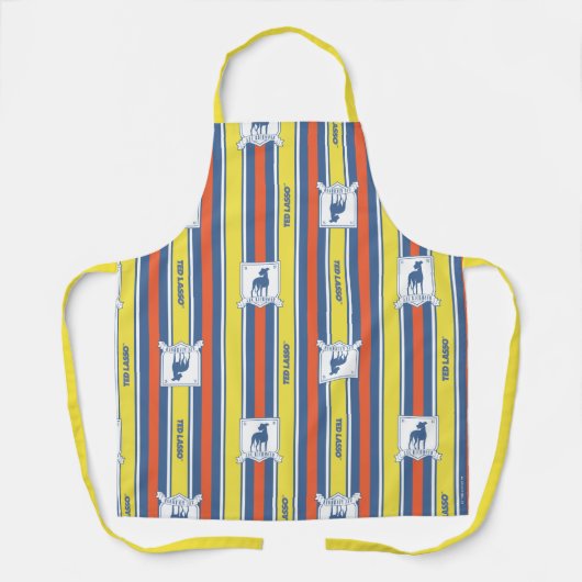 Ted Lasso | AFC Richmond Logo Stripe Pattern Schort (Voorkant)